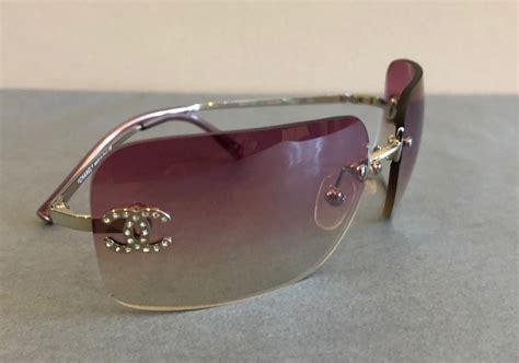 chanel sunglasses frameless